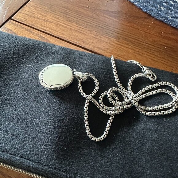 David Yurman sterling silver scarab beetle pendant - Picture 4 of 4